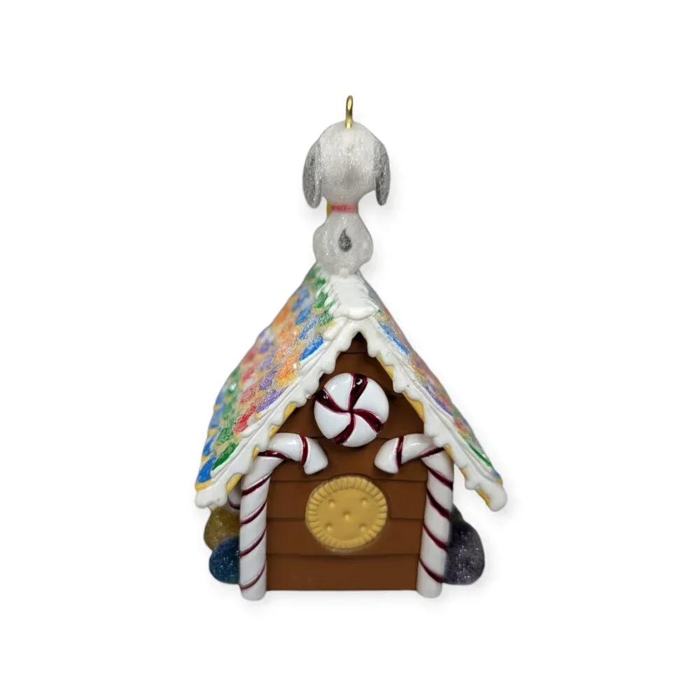 2008 Hallmark Peanuts Snoopy Woodstock Home Sweet Home Christmas Ornament